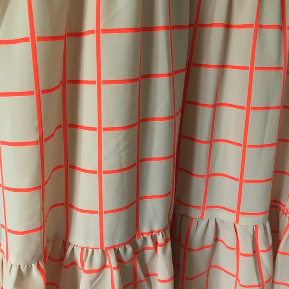 🛍️ 2/$15 NWT Lucca Couture Tiered Check Dress Sleeveless M - Picture 3 of 7